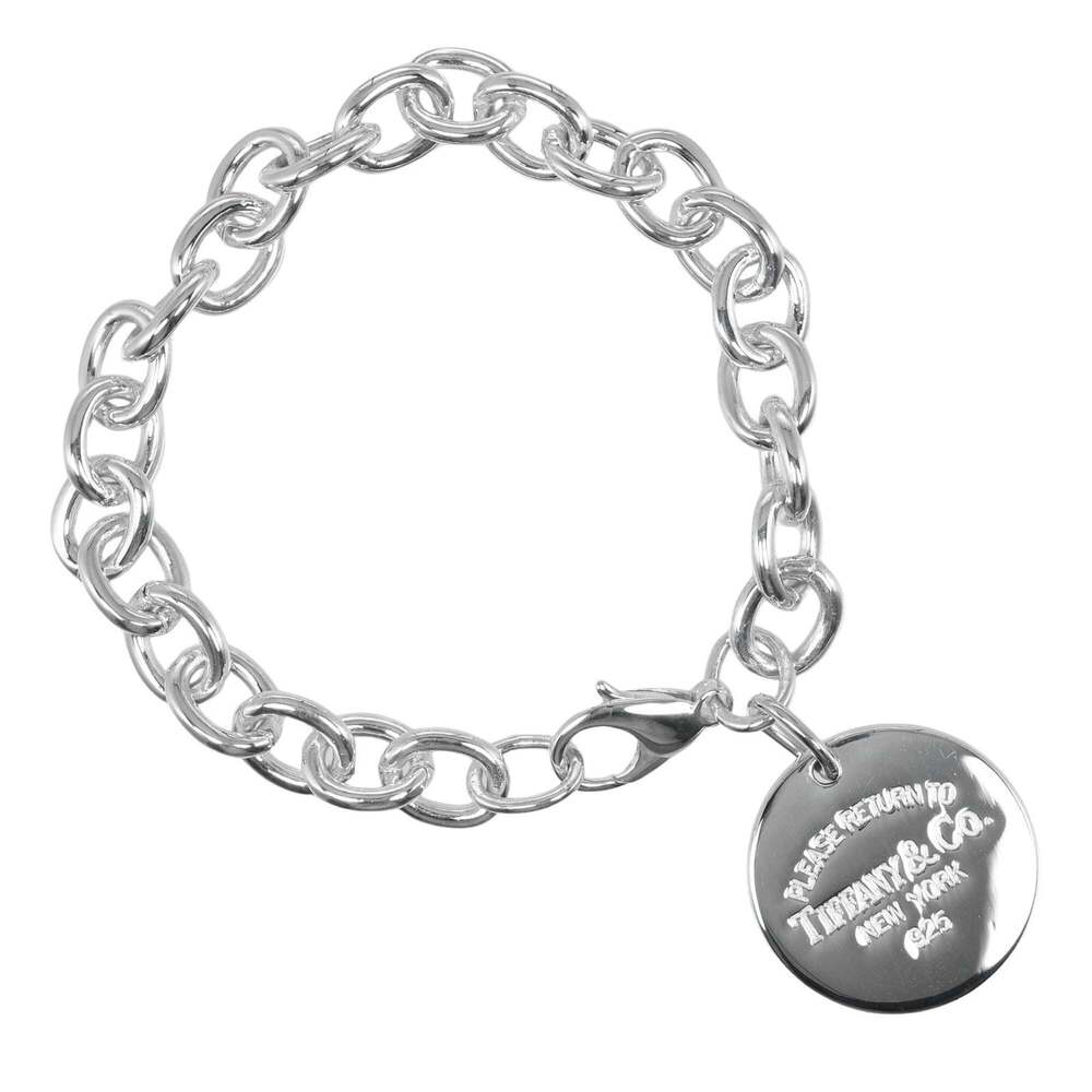TIFFANY Silver Charm Bracelet - Picture 1 of 8